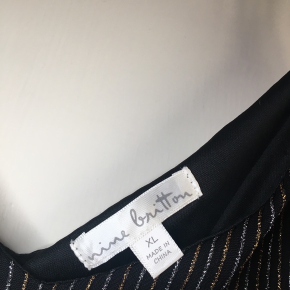 Nine Britton Benicia Lurex Spaghetti Tank - Picture 3 of 3